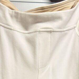 Kim Gravel Ponte Knit Hollywood Waist Petite Baby Bootcut Pants-Sz 20WP-Ivory